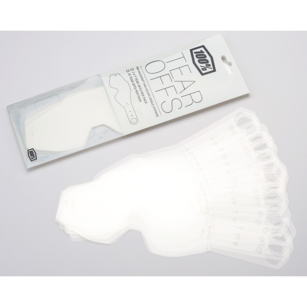 100% TEAR-OFFS RACECRAFT/ACCURI/STRATA 2020