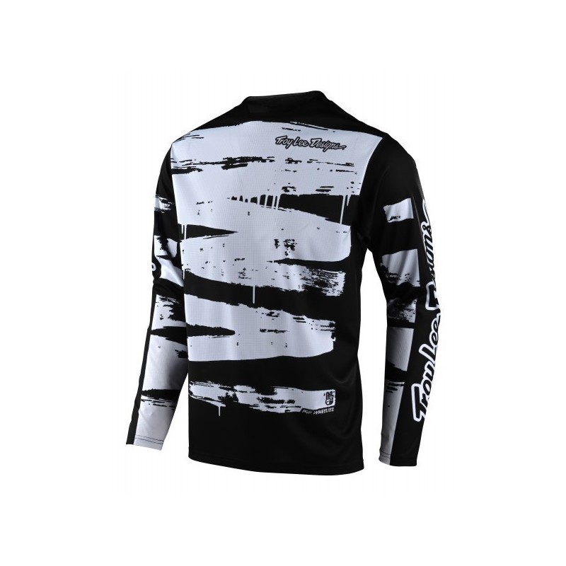 TLD JR MAILLOT SPRINT BRUSHED - BLACK/WHITE YOUTH 2021