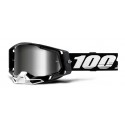 100% Masque Racecraft 2 - Black Mirror Silver Lens