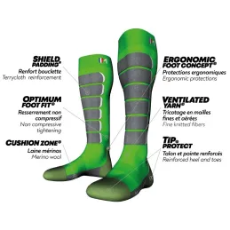 MONNET Chaussettes enfant SNOWPARK - Vert