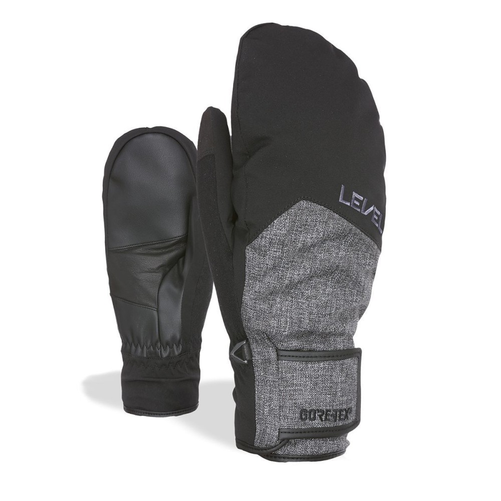 LEVEL RESCUE MITTEN GORE-TEX MOUFLES - BLACK/GREY 2022