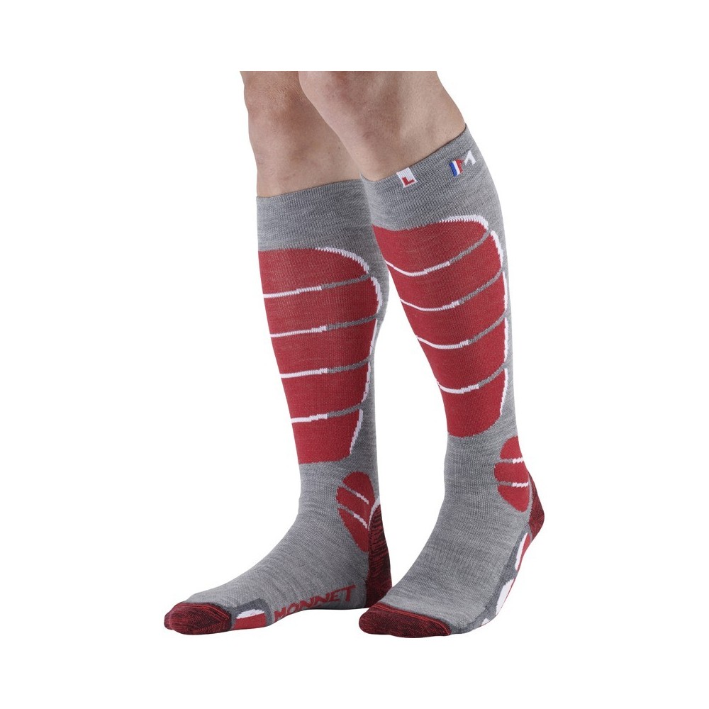 MONNET SKI X-LIGHT WOOL ROUGE CHAUSSETTES 2022