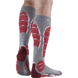 MONNET SKI X-LIGHT WOOL ROUGE CHAUSSETTES 2022