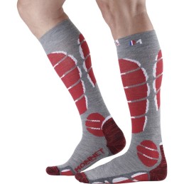MONNET SKI X-LIGHT WOOL ROUGE CHAUSSETTES 2022