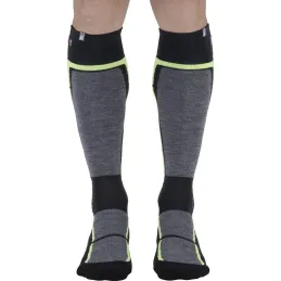 MONNET MI-BAS BACK SIDE GRIS VERT CHAUSSETTES 2022