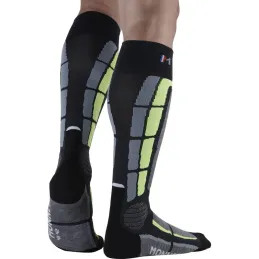 MONNET MI-BAS BACK SIDE GRIS VERT CHAUSSETTES 2022