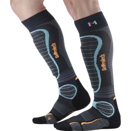 MONNET MIS-BAS GEL PROTECH SKI BLEU CHAUSSETTES 2022