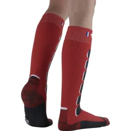 MONNET MI-BAS SNOWPARK ROUGE CHAUSSETTES 2022