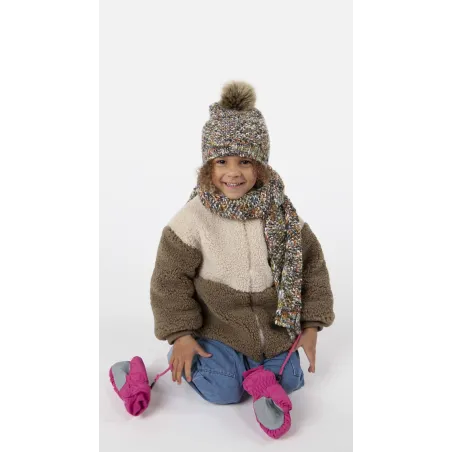BARTS NYLON MITTS KIDS FUCHSIA MOUFLES 2022