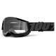 100% MASQUE STRATA 2 BLACK CLEAR LENS YOUTH 2022
