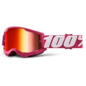 100% Masque VTT Strata 2 Junior - Fletcher/Mirror Red