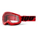 100% Masque Strata 2 - Red/Clear Lens