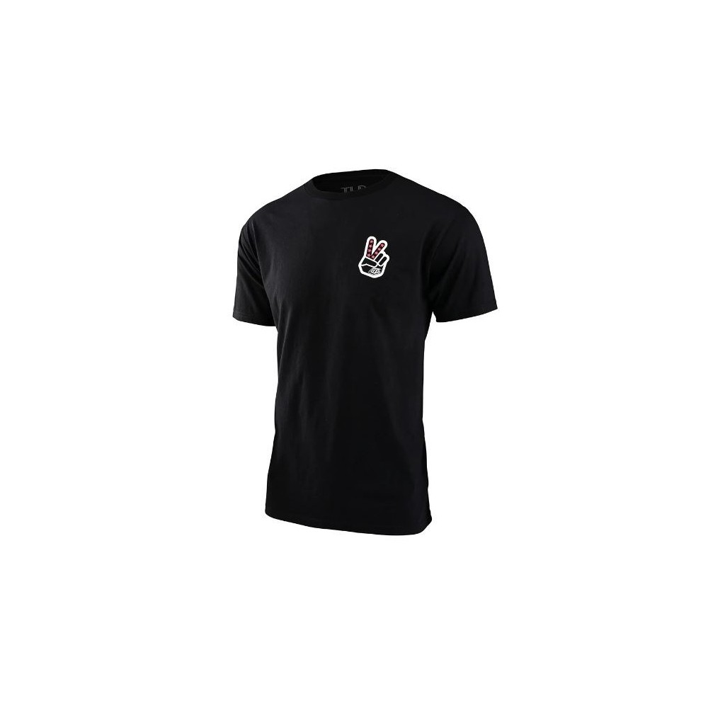 TLD TSHIRT PEACE OUT SS BLACK 2022