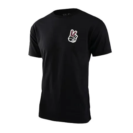 TLD TSHIRT PEACE OUT SS BLACK 2022