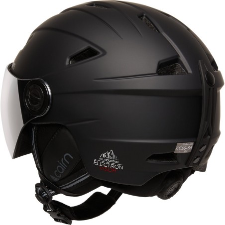 CAIRN Casque ELECTRON VISOR S3 - BLACK