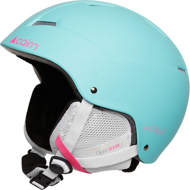 CAIRN ANDROID J TURQUOISE NEON PINK CASQUE 2023