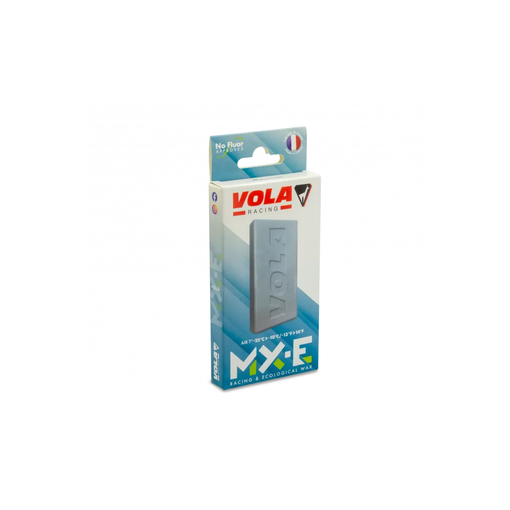 Vola Art MyEcoWax MX-e Red – Fluorfreies Skiwachs, 80 G, Rot, Umweltfreundlich Mit Bienenwachs