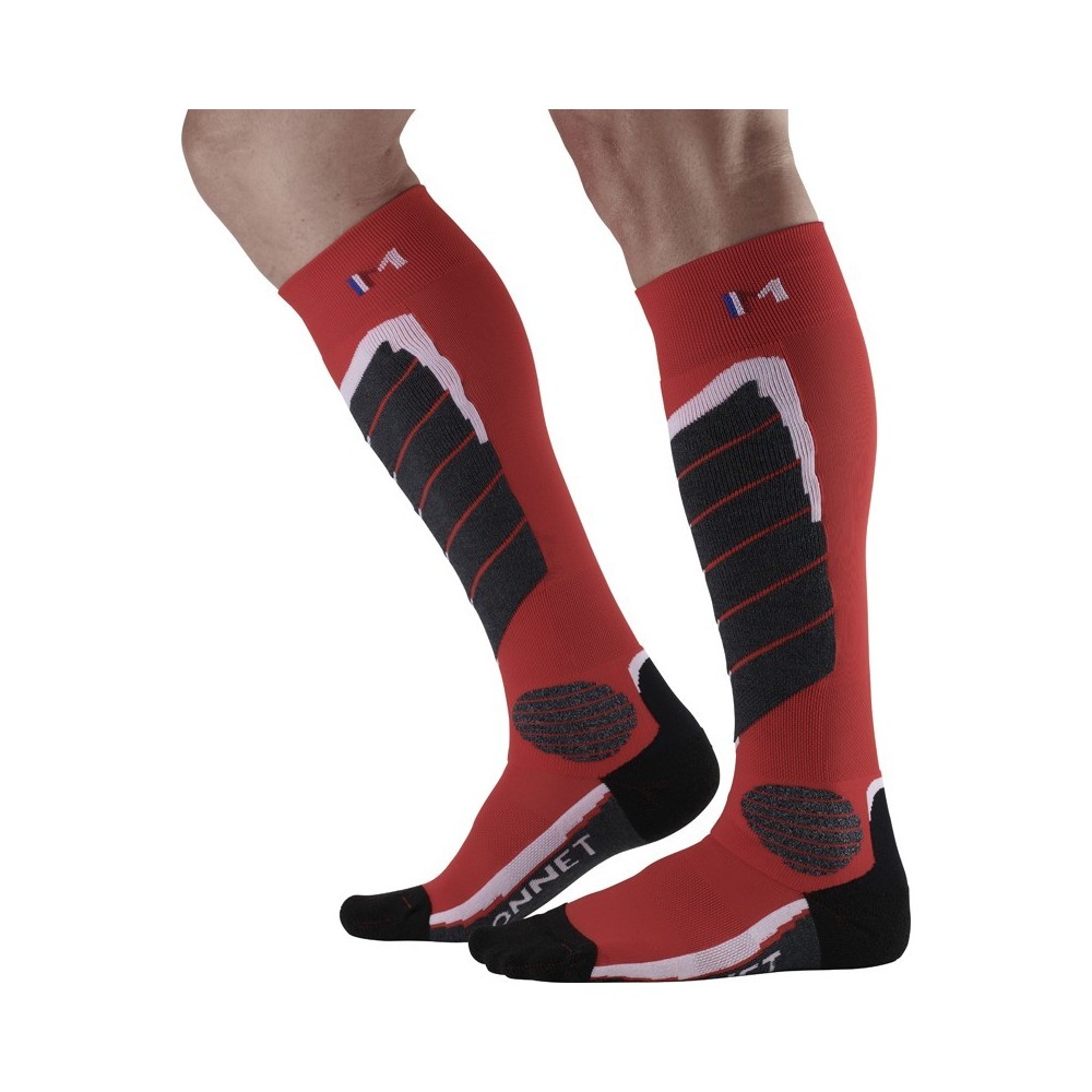 MONNET MI-BAS ACCESS ROUGE CHAUSSETTES 2023