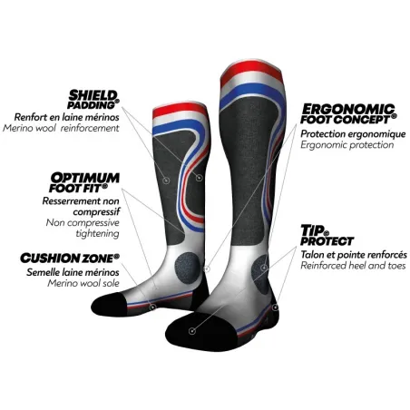 MONNET MI-BAS FRENCH CHAUSSETTES 2023