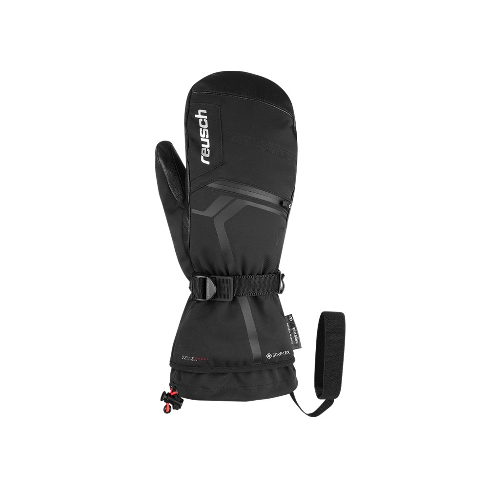 REUSCH DOWN SPIRIT GTX BLACK/SILVER MOUFLES 2023