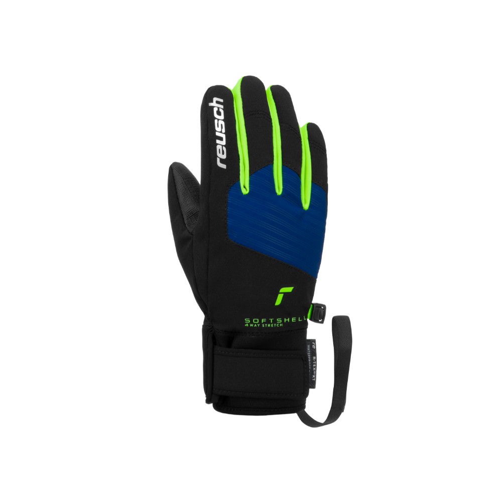 REUSCH SIMON R-TEX XT BLACK/SURF THE WEB/YELLOW JR GANTS 2023