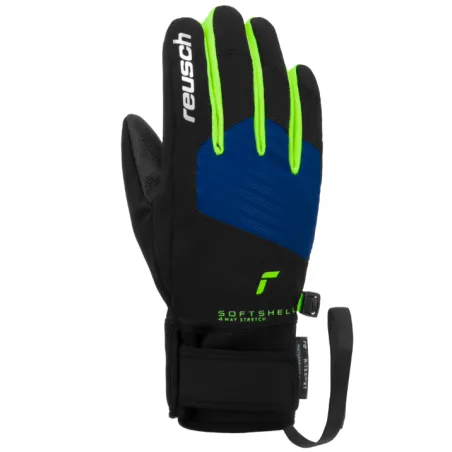 REUSCH SIMON R-TEX XT BLACK/SURF THE WEB/YELLOW JR GANTS 2023