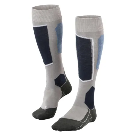 FALKE SK6 M.GREY MEL CHAUSSETTES 2023