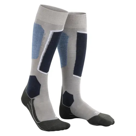 FALKE SK6 M.GREY MEL CHAUSSETTES 2023
