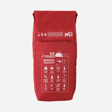 MILLET SAFETY POCKET RED/ROUGE POCHETTE ARVA/PELLE/SONDE 2023