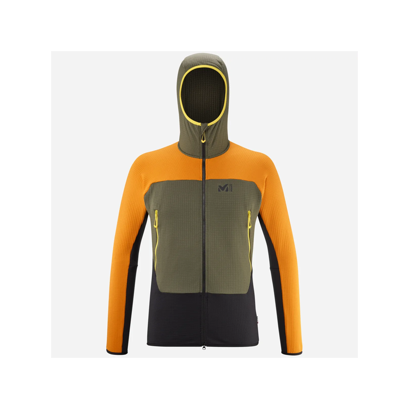 MILLET M FUSION GRID HOODIE IVY/MARACUJA POLAIRE 2023