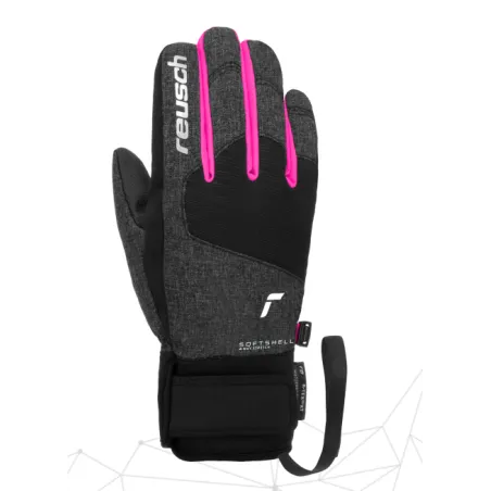 REUSCH SIMON R-TEX XT BLACK MELANGE/BLCK/VERY BE JR GANTS 2023