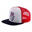 TLD Casquette Trucker Snapback Peace Out Red/White
