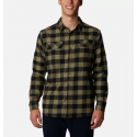 COLUMBIA Chemise Flanelle Extensible Flare Gun™ Homme - Stone Green Buffalo Check