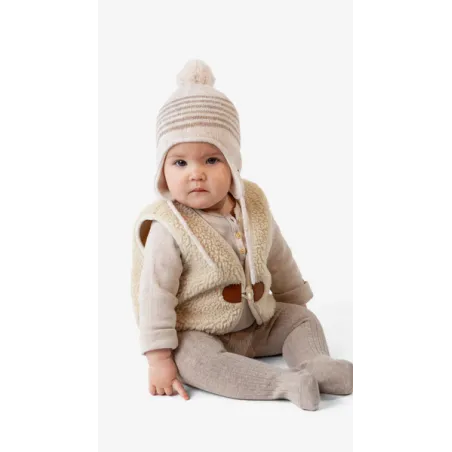 BARTS JR RYLIE EARFLAP LIGHT BROWN BONNET 2023