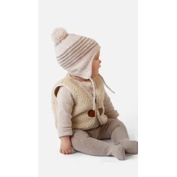 BARTS JR RYLIE EARFLAP LIGHT BROWN BONNET 2023