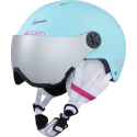 CAIRN JR ANDROID VISOR J TURQUOISE NEON PINK CASQUE VISIERE 2024