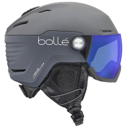 BOLLE Casque de ski V-RYFT PURE - couleur GREY MATTE / visière PHOTOCHROMIC 1-3