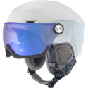 BOLLE Casque de ski V-RYFT PURE - couleur PEARL MAT / visiere PHOTOCHROMIC BLUE