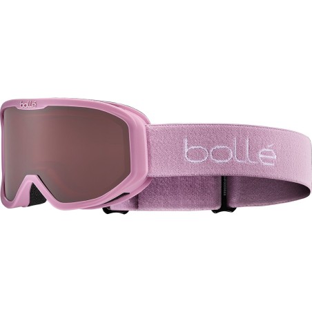 BOLLE Masque de ski INUK - couleur PINK MATTE / ecran ROSY BRONZE CAT 3