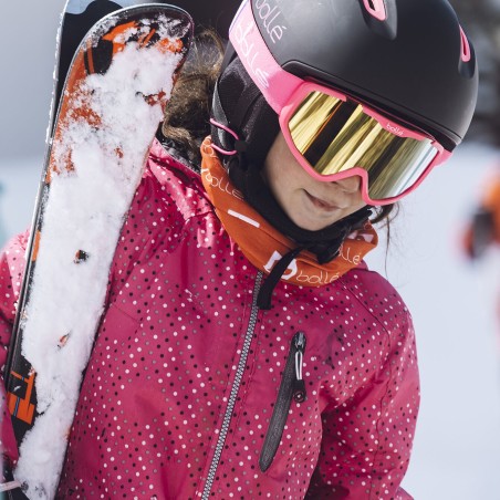 BOLLE Masque de ski ROCKET PLUS - couleur PINK MATTE / ecran SUNSHINE CAT 3