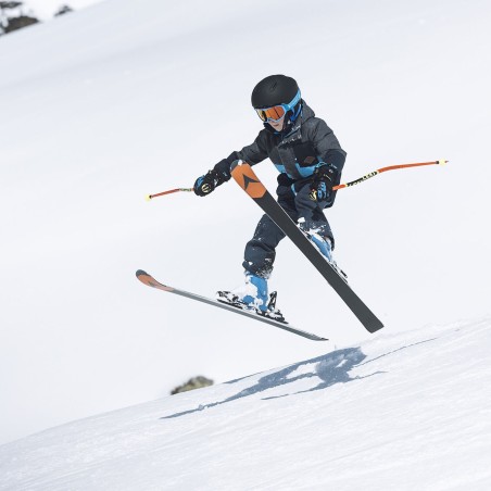 BOLLE Masque de ski ROCKET PLUS - couleur RACE BLUE MATTE / ecran SUNRISE CAT 2