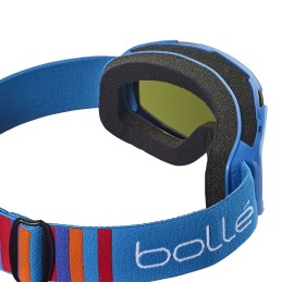BOLLE Masque de ski ROCKET PLUS - couleur RACE BLUE MATTE / ecran SUNRISE CAT 2