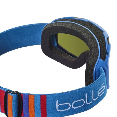 BOLLE Masque de ski ROCKET PLUS - couleur RACE BLUE MATTE / ecran SUNRISE CAT 2