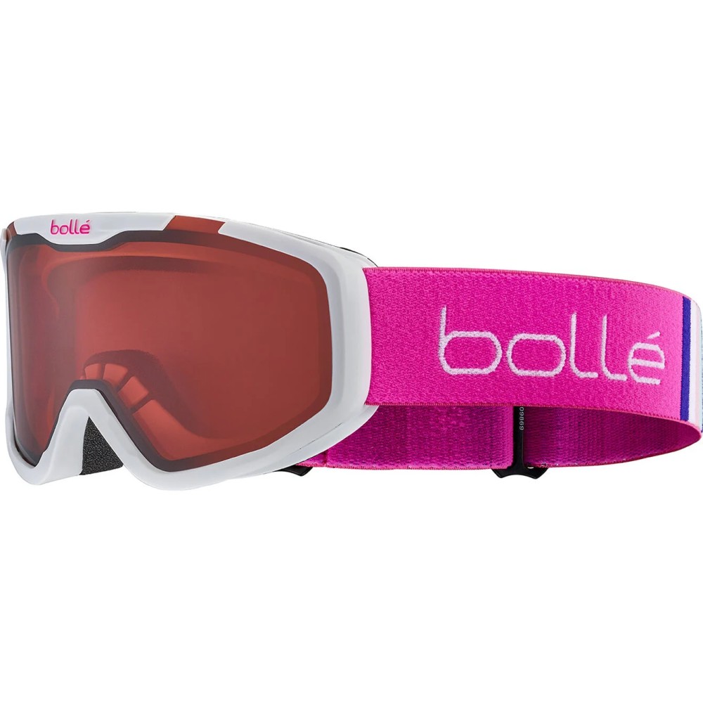 BOLLE ROCKET WHITE PINK MAT/VERMILLON CAT 2 MASQUE 2024