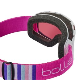 BOLLE ROCKET WHITE PINK MAT/VERMILLON CAT 2 MASQUE 2024