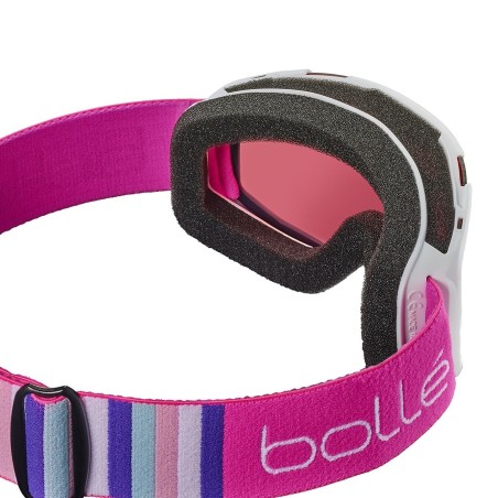 BOLLE ROCKET WHITE PINK MAT/VERMILLON CAT 2 MASQUE 2024