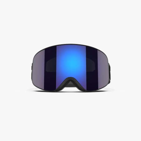 LOUBSOL Masque de ski LS3 ST - Couleur GRIS / ecran miroir BLEU Cat 3