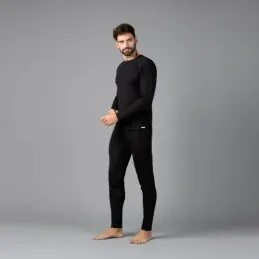 CMP pantalon sous couche technique UNDERWEAR LONG PANT - couleur BLACK