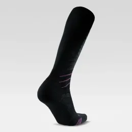 UYN chaussettes ski Femme -SKI EVO RACE ONE - couleur BLACK/PURPLE
