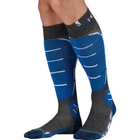 MONNET MI-BAS SKI LIGHT BLEU CHAUSSETTES 2024